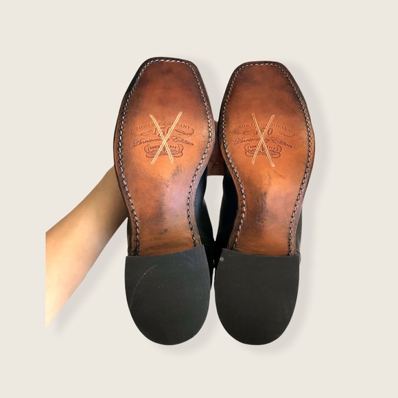 Frye 150th Anniversary Cavalry 12L Black Leather Casual Vintage Tall WesternBoot - Picture 12 of 15